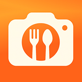 AI food photo editor logo